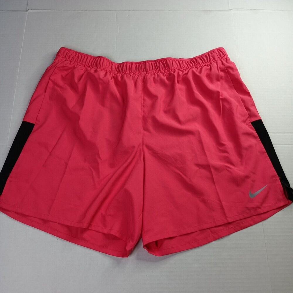 Nike Challenger Running Shorts DRI-FIT 7” Men's 2XL XXL Pink Black DV9359-629